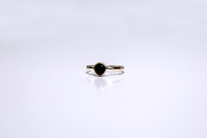NATURAL SMALL TEKTITE RING
