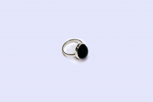 NATURAL TEKTITE RING